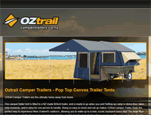 Tablet Screenshot of campertrailers.co.nz