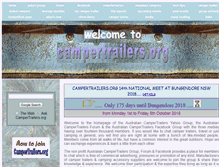 Tablet Screenshot of campertrailers.org